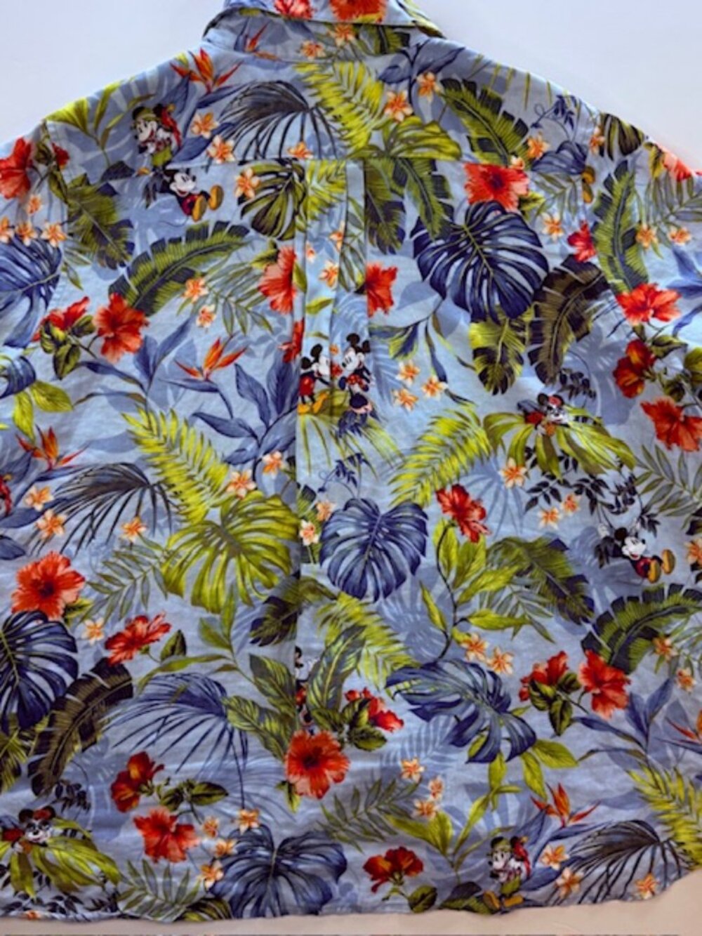 Tommy Bahama Disney Shirt Women's M Multicolor Mickey Hawaiian Floral Tropical - Picture 8 of 10